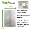100 Clear Treat & Favor Bags | Ties Included | Great For Cake Pops, Candy, Gifts, Wedding or Party Favors | Food Safe Plastic | Stronger Than Cellophane | 1.5 Mils Thickness | 5.75" x 7.75" view 3