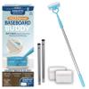 Baseboard Buddy | Lightweight Home Cleaning Essential, Perfect for Baseboards, Moldings & Walls, Glide & Wipe Trapping & Locking Dirt & Dust | As Seen on TV, (1 Baseboard Buddy & 3 Reusable Pads) view 1