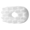 Deluxe Comfort Better Sleep Ear Guard Pillow Accessory, 8" x 5" x 3" - Orthopedic Grade Foam - Convoluted Design Keeps Ear Protected - Perfect Side Sleeper - Ear Protector, White view 1