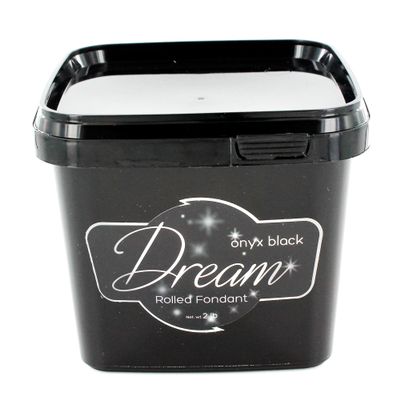 Dream Fondant Onyx Black 2 Pounds