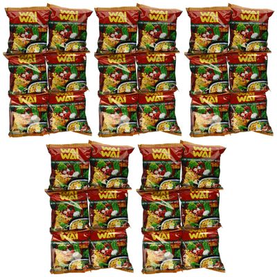 WAI WAI Instant Noodle (Oriental Style) - 1.93oz - 60g (Pack of 30)