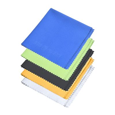 Eco-Fused Microfiber Cleaning Cloth - 8 x 8 Inch Microfiber Cloth - Pack of 5 Lens Cleaning Wipes - Cleaning Cloth for Glasses, Eyeglasses, Camera Lens & Phones