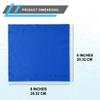 Eco-Fused Microfiber Cleaning Cloth - 8 x 8 Inch Microfiber Cloth - Pack of 5 Lens Cleaning Wipes - Cleaning Cloth for Glasses, Eyeglasses, Camera Lens & Phones view 2