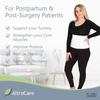 AltroCare Postpartum & Post Surgery Abdominal Binder. 3-Panel belly band for recovery after childbirth, hysterectomy, tummy tuck, hernia, diastasis recti. Size L/XL (45" to 60"). Made in USA. view 2