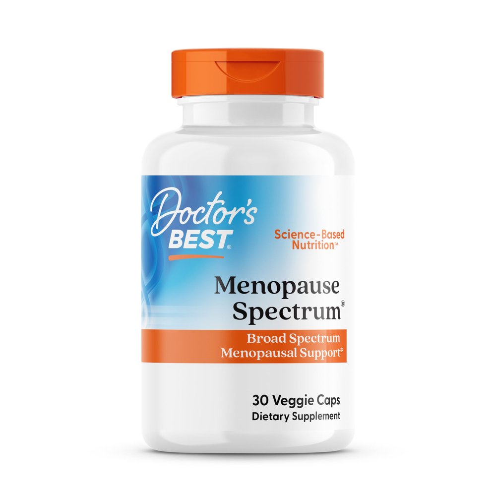 Doctor's Best Menopause Spectrum with EstroG-100, Non-GMO, Vegan, Gluten Free, Soy Free, Veggie Caps, 30 Count