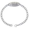 Surgical Steel Medical Alert Bracelet for PENICILLIN Allergy ID 9/16 inch Wide, 9 inch Long view 2
