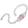 Surgical Steel Medical Alert Bracelet for PENICILLIN Allergy ID 9/16 inch Wide, 9 inch Long view 3
