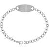 Surgical Steel Medical Alert Bracelet for PENICILLIN Allergy ID 9/16 inch Wide, 9 inch Long view 4