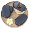 Master Massage 4 Pieces XXL Oversized Super Extra Large Oval Shape Basalt Massage Hot Stone Massage Stone Warm Stone Set-6 x 3.4x 1.1-Spa-Beauty-Salon-Massage view 3