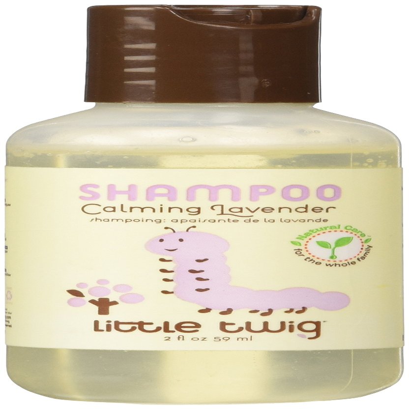 Little Twig All Natural, Hypoallergenic Baby Shampoo, Calming Lavender Scent, 2 Ounce Bottle