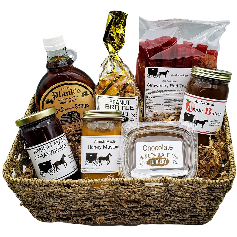 Amish Gift Basket - Assorted Items