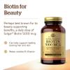 Solgar Biotin 5000 mcg, 100 Veg Caps - Promote Healthy Skin, Nails & Hair - Supports Energy Production, Protein, Carbohydrate & Fat Metabolism - Vitamin B - Non GMO, Vegan, Gluten Free - 100 Servings view 3