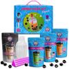 The NEW JUMBO D.I.Y. Boba/Bubbles Party Kit ~ CLASSIC FLAVORS ~ Traditional Milk Tea, Thai Tea, Matcha Green Latte by: Buddha Bubbles Boba view 1