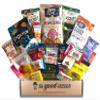 GLUTEN FREE and VEGAN (DAIRY and FIG FREE) Healthy Snacks Care Package (25 Ct): Cookies, Bars, Chips, Fruit, Nuts, Trail Mix, Gift Box Sampler, Office Variety, College Student Care Package, Gift Basket Alternative view 1