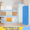 16.5 inch Reusable Mop Pads Microfiber Spray Mop Replacement Heads for Wet/Dry Mops Compatible with Bona Floor Care System (5 Pack) view 4