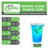 Large Clear Plastic Disposable Cups with Lids & Straws 50 count - 16 oz (ounces) Clear PET Cup for Cold Smoothie, Iced Coffee, Boba, Bubble Tea, Protein Shakes, Cold Drinks (Cups + Flat Lids + Straws) view 4