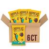 Hippeas Organic Chickpea Puffs, Vegan White Cheddar, 4 Ounce (Pack of 6), 4g Protein, 3g Fiber, Vegan, Gluten-Free, Crunchy, Plant Protein Snacks view 1