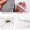 SumDirect Rose Organza Gift Bags - 50Pcs 4x5 inch White Wedding Favor Gift Bags, Jewelry Pouches with Drawstring for Party Wedding Christmas Valentine view 3