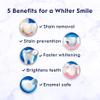 Crest 3D White Brilliance Vibrant Peppermint Teeth Whitening Toothpaste, 4.1 Ounce (Pack of 3)(Packaging May Vary) view 2