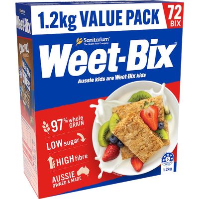 Aussie Sanitarium Weet-bix VITA grain cereals, whole grain breakfast ready to eat 1.2 kg