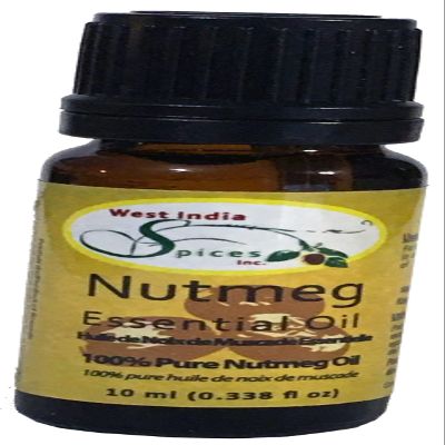 100% Pure Nutmeg Essential Oil (2 Vials @ 10ml ea)