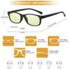 DUCO Blue Light Glasses for Men Women Ray Blocking Computer Gaming with Amber Lens 8016 view 4