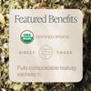 Rishi Tea Peppermint Herbal Tea - Organic, Caffeine Free Sachet Bags, Calming Sweet & Cooling Pure Peppermint Leaves - 50 Count view 2