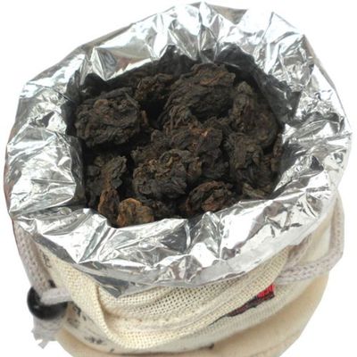 1997 Menghai Dry Warehouse Tea Lump Aged Puer/Pu-erh/Puerh Tea Mellow and Smooth 250g