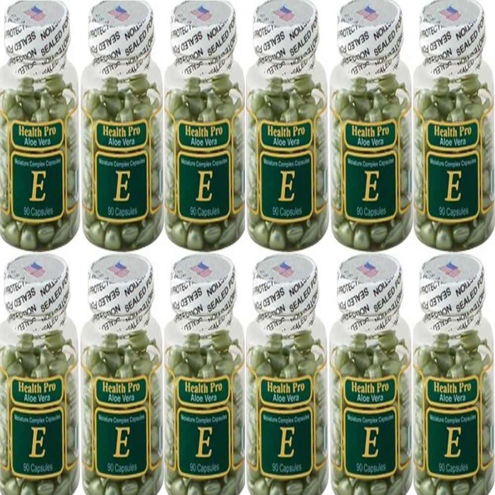 Aloe Vera Vitamin E Moisture Complex (90 Capsules) - 12 Pack