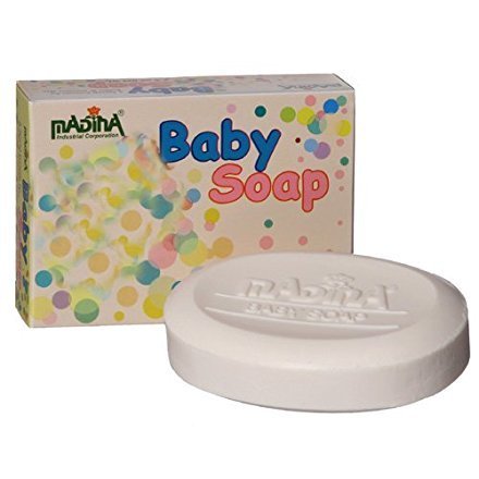Baby Soap for Tender Sensitive Skin by Madina 3.5 oz (6 Pack). MTC