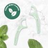 Plackers Micro Mint Dental Floss Picks, Made with Super TufFloss, Protected Fold Away Pick, Easy to Use, Cool Mint, Green, Individually Wrapped, 500 Count view 4