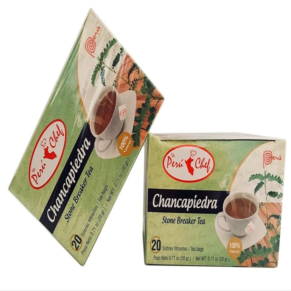 2 CHANCA PIEDRA Tea 40 Bags Chancapiedra T 40 bolsas Gallbladder Kidney Support Stones Breaker original