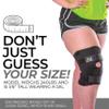 BraceAbility XXXXL Plus Size Knee Brace - Bariatric Hinged Knee Wrap for Larger Legs and Big Thighs to Support Meniscus Tears, Arthritis Joint Pain, Tendonitis, Ligament Injuries and Sprains (4XL) view 2