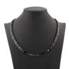 38 Titanium Magnetic Field for Pain Cross Necklace for Men Large Width Germanium Field Therapy Couples Husband Christmas Gifts(19.17(in), Black) view 1