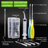 Airgoesin 6.75 inch Tonsil Stone Remover LED Tool Kit - 2 Sets, Oral Irrigation Syringe & Stainless Steel Pick, Tonsil Stone Removal Kit for Breath Freshening view 2
