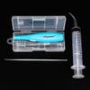 Airgoesin New Version Lighted Tonsil Stone Removing Tool, 5 Tips, Case + 1 Stainless Steel Tonsillolith Pick + 1 Irrigation Syringe Curved Tip Oral Rinse view 4