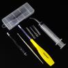 Airgoesin Lighted Tonsil Stone Removing Tool, 5 Tips, Box + 1 Stainless Steel Tonsillolith Pick + 1 Irrigation Syringe Gift view 1
