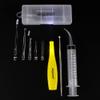 Airgoesin Lighted Tonsil Stone Removing Tool, 5 Tips, Box + 1 Stainless Steel Tonsillolith Pick + 1 Irrigation Syringe Gift view 3