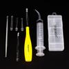 Airgoesin Lighted Tonsil Stone Removing Tool, 5 Tips, Box + 1 Stainless Steel Tonsillolith Pick + 1 Irrigation Syringe Gift view 4