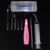 Airgoesin Professional Tonsil Stone Remover Tool Flashlight, 5 Tips + 1 Stainless Steel Tonsillolith Pick + 1 Irrigation Syringe Oral Clean Fresh Breath Rinse view 3