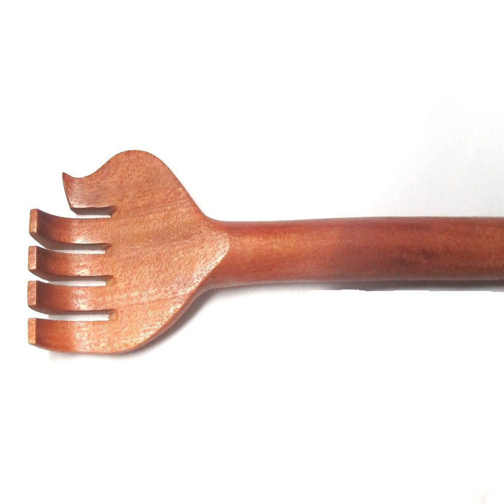 15" Thai Wooden Back Scratcher Rose Wood