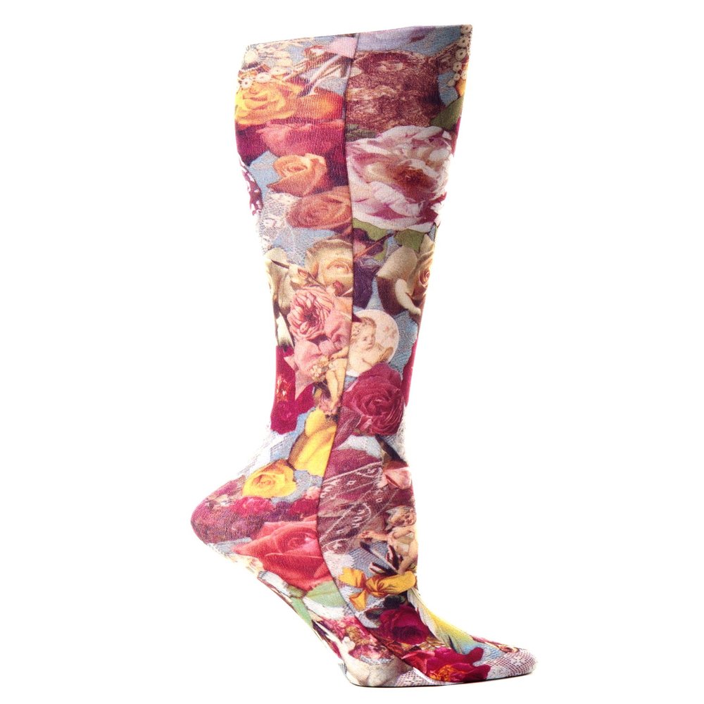 Celeste Stein Therapeutic Compression Socks, Heaven, 8-15 mmhg, .6 Ounce