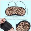 3 Pack Sleep Mask, Leopard Eye Masks Shade Cover for Sleeping, Shift Work, Naps, Travel Pouch Night Blindfold Airplane Relaxing Eyeshade Cover with Nose Pad for Men Women view 4