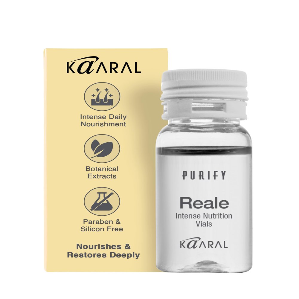 Purify Reale Intense Nutrition Vials Ampoules Treatment for Damaged and Dry Hair Deep Nourishing Care with Hydration and Repair Strengthening Treatment for Healthy, Full-Bodied Hair 12 x 10 ml