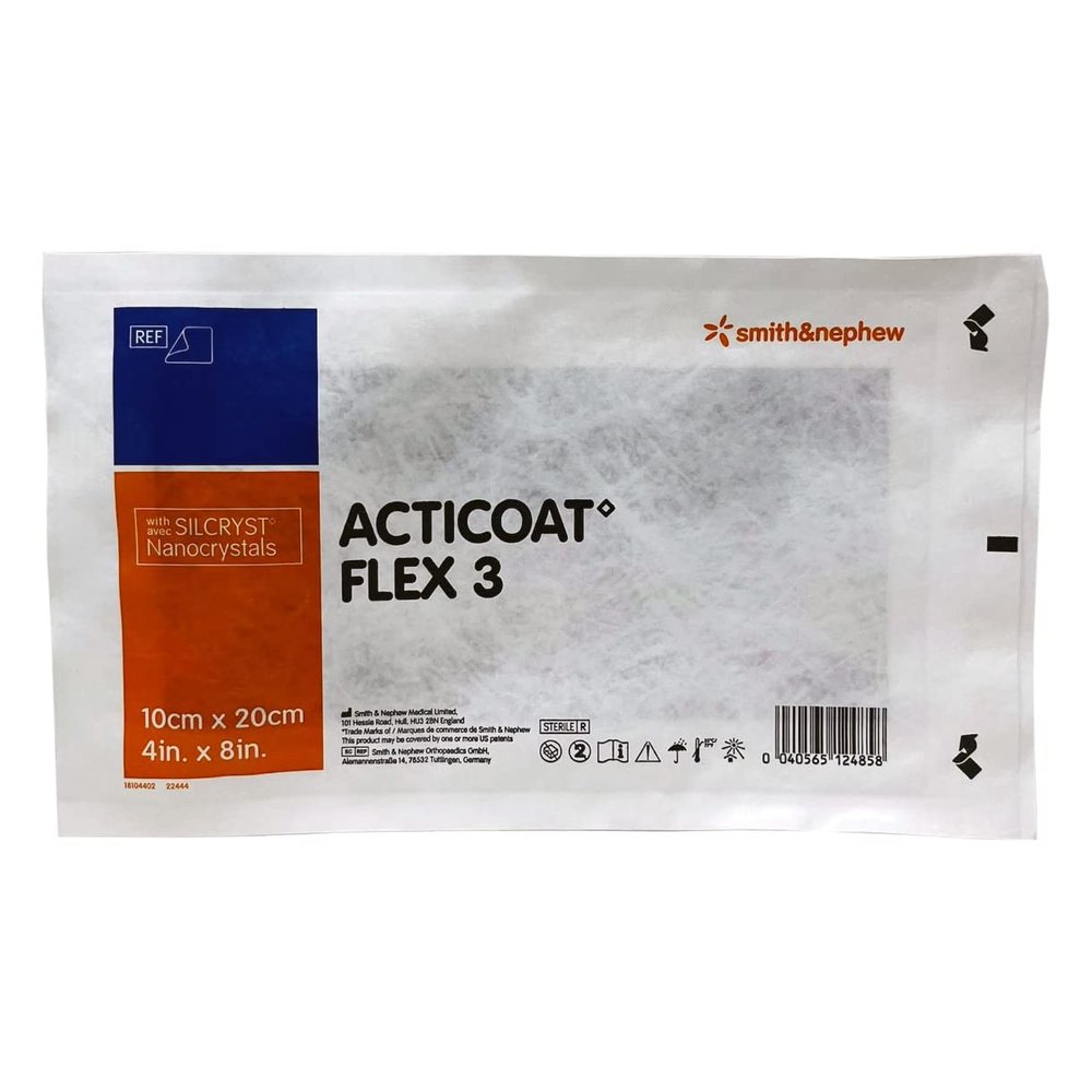 ACTICOAT Flex 3 Silver Dressing 4" x 8" (Each) # 66800417 Y