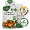 AAMATEC LIFE Organic Superfood Greens Fruits and Veggies Complex - Dietary Supplement with 14 Greens and 14 Fruits & Vegetables with Alfalfa Rich in Antioxidant Organic Ingredients Non-GMO, 60 Count view 2