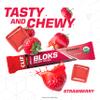 CLIF BLOKS - Strawberry Flavor - Energy Chews - Non-GMO - Plant Based - Fast Fuel for Cycling and Running - Quick Carbohydrates and Electrolytes - 2.12 oz. (18 Count) view 3