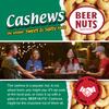 BEER NUTS Cashews | 12 oz. Can - Sweet and Salty view 3