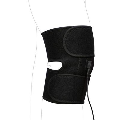 ANGGREK Adjustable Heated Pad Heat Heating Knee Wrap Brace Thermotherapy Pocket Heated Knee Brace Knee for Injury Cramps Arthritis Recovery