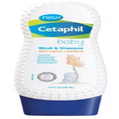 Cetaphil Baby Wash and Shampoo with Organic Calendula, 7.8 Ounce per Bottle (3 Bottles)